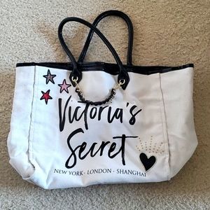 NWOT Victoria's secret canvas tote